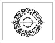 GL型滾子鏈聯(lián)軸器