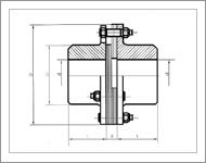 JZM型重型機(jī)械用膜片聯(lián)軸器